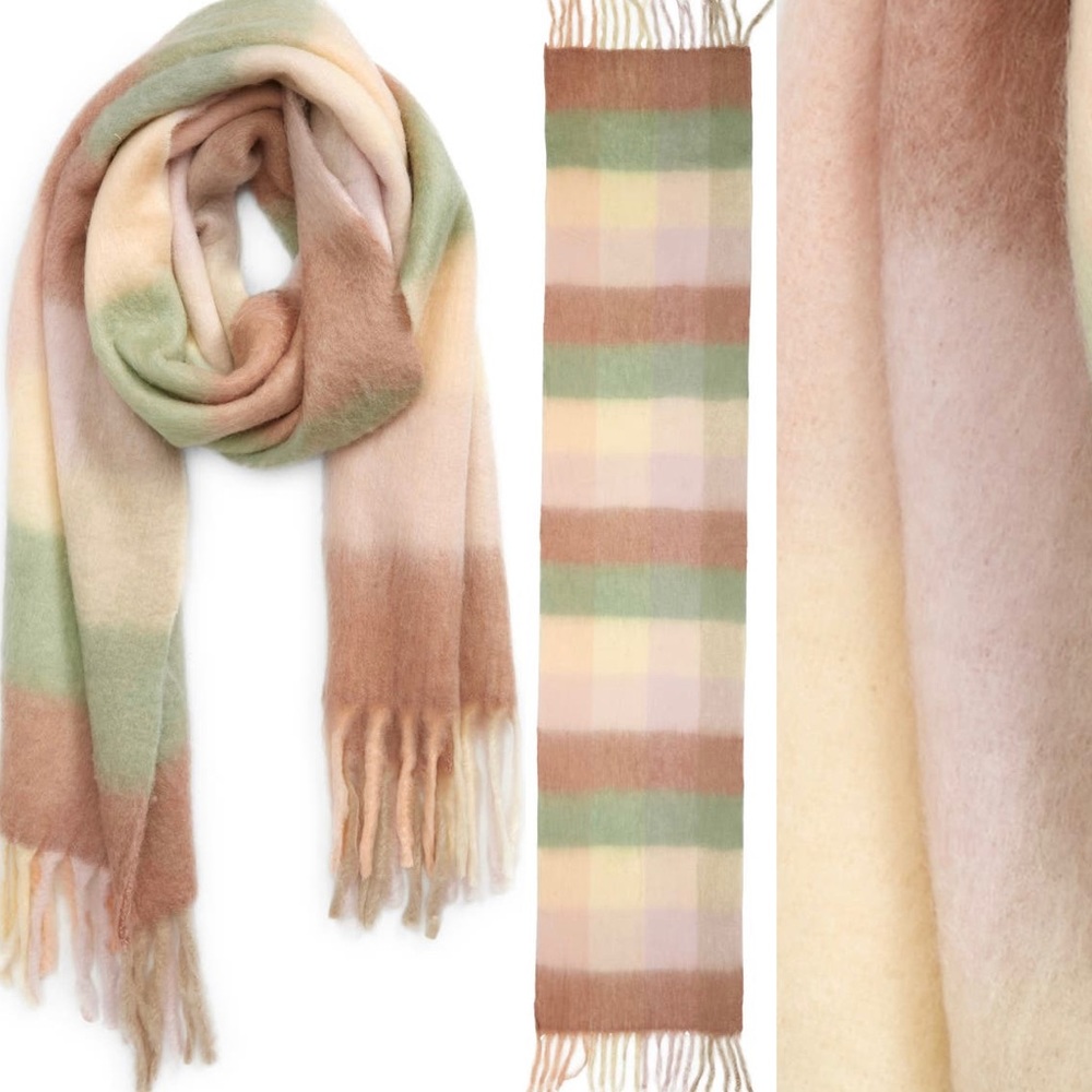 Madewell Brushed Plaid Scarf
